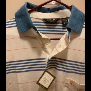 Vintage NOS Christian Dior Polo Shirt W/tag